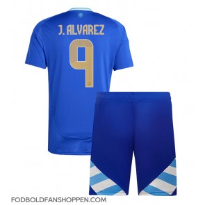 Argentina Julian Alvarez #9 Udebanetrøje Børn Copa America 2024 Kortærmet (+ Korte bukser)